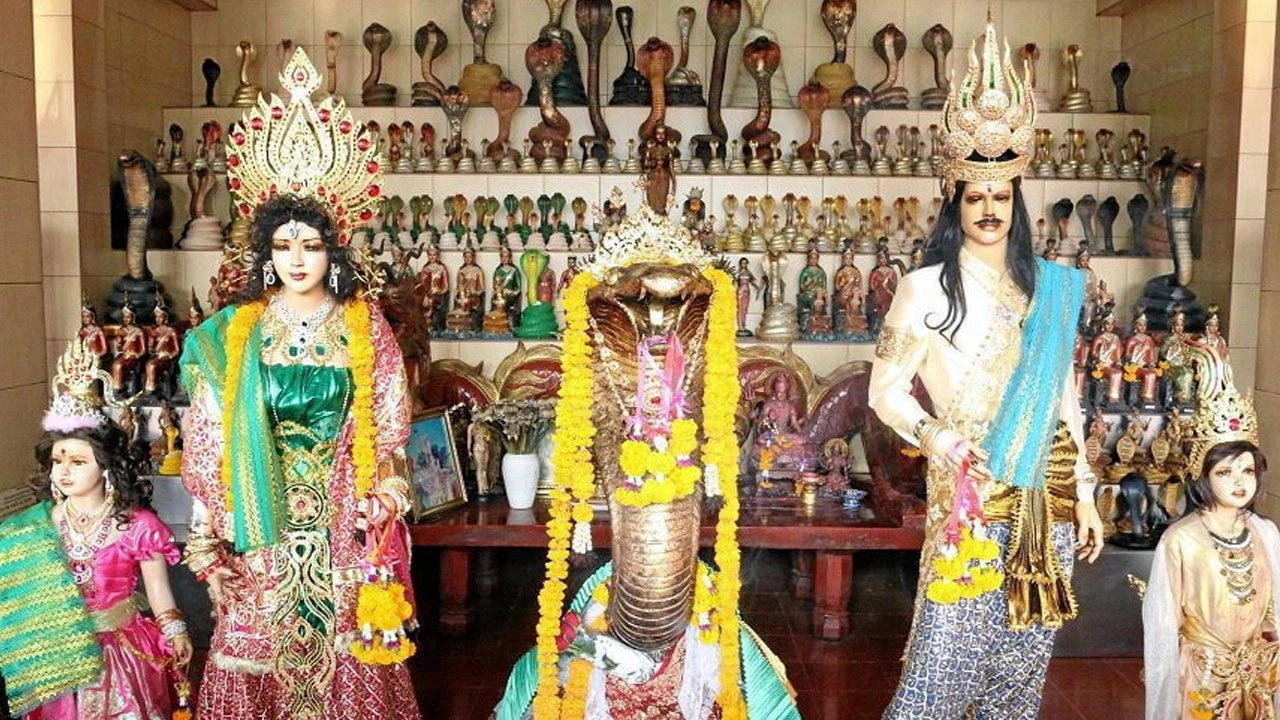 ศาลเจ้าแม่งูจงอางและลูก (แม่ขวัญ) พระราม 2 