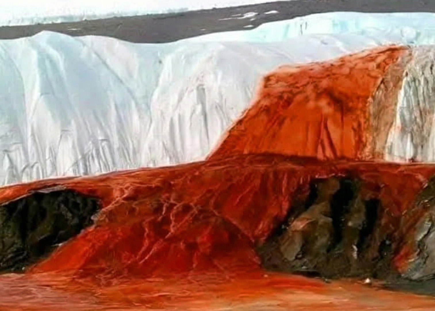 Blood Falls (น้ำตกเลือด) | แอนตาร์กติกา